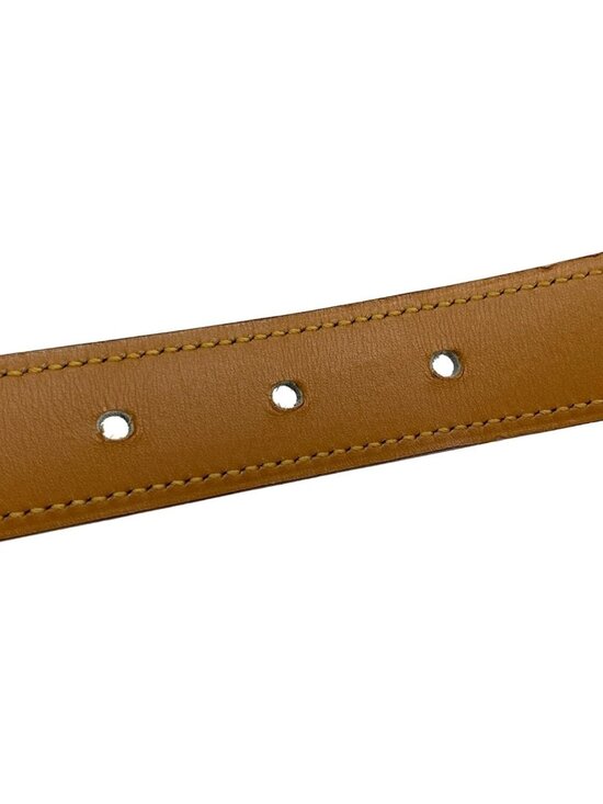 Hermes Belt 75 Black Gold Leather main image 4